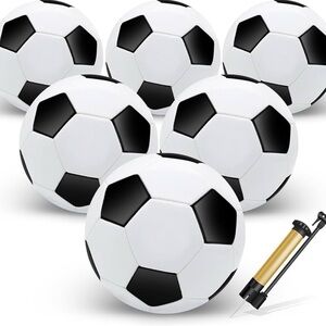 Set of Soccer Balls with Pump